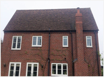 Non Pressure Roof Cleaning on Clay Tiles