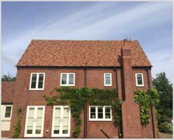 Non Pressure Roof Cleaning on Clay Tiles