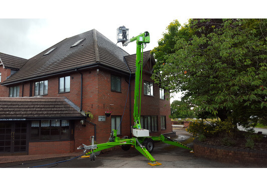 Retirement Home Roof Cleaning and Biocide Treatment