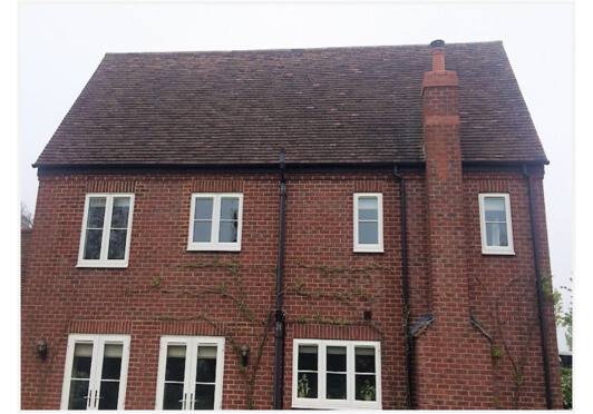 Non Pressure Roof Cleaning on Clay Tiles