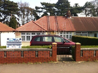 Roof Clean and Climashield Roof Coating